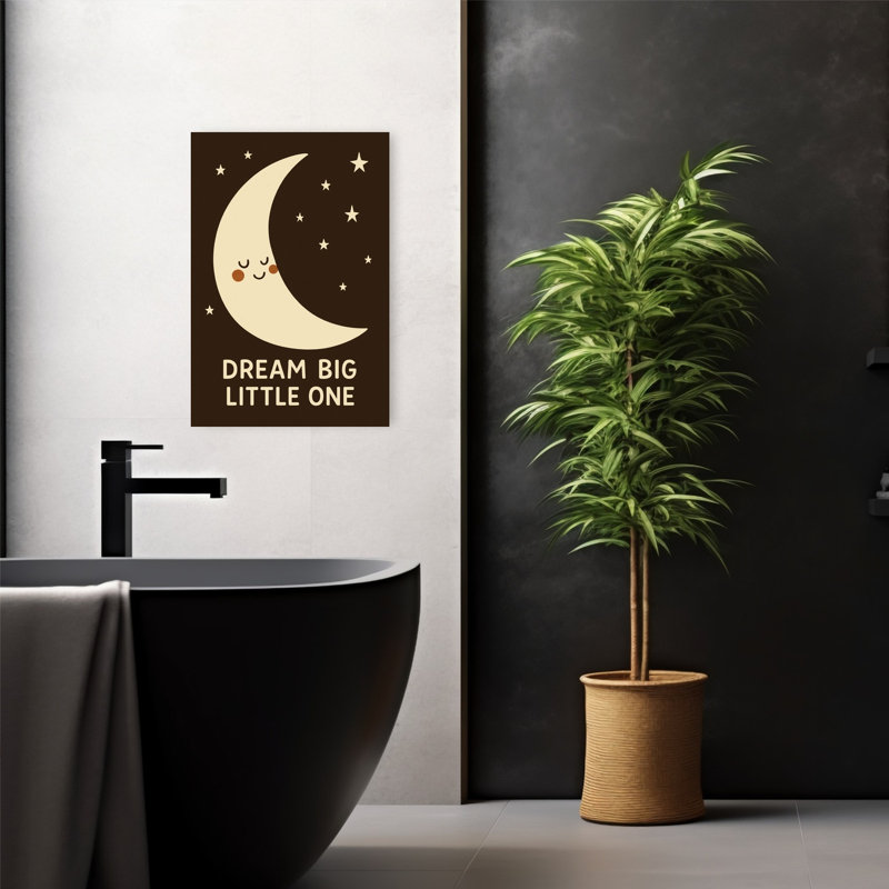 Paysage lunaire onirique abstrait contemporain, impression d'art mural nature, H 24 po x l 16 po