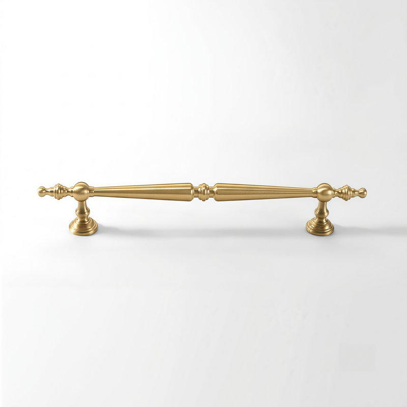 Poignée de meuble à entraxe de 160 mm (6,29 po) (ensemble de 6), Satin Brass