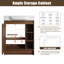 Ensemble de meuble-lavabo simple autoportant 28 po Denston et support de rangement mural 12 po-169914161
