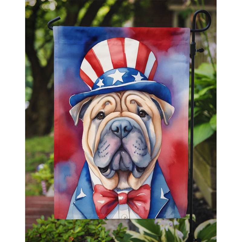 Drapeau patriotique du jardin américain, Shar Pei