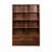 70.87" Tall Bookshelf with 10 Cubes and 3 Doors, 4-Tier Bookshelf, Open Shelf Bookcase with Cabinet