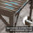 Patio Gazebo Lean to Wall Mounted Pergola with Sloping Galvanized Steel Roof-119304846-114248693