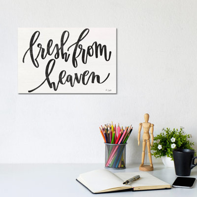Fresh from Heaven 1 Piece Wrapped Canvas Wall Art