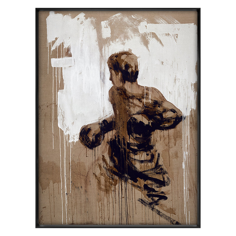 Against The Ropes Print by Ngo, PC, Black Single Picture Framed, 34'' H x 26'' W
