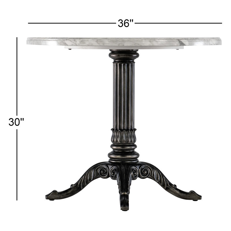 Charleston Round Stone Dining Table