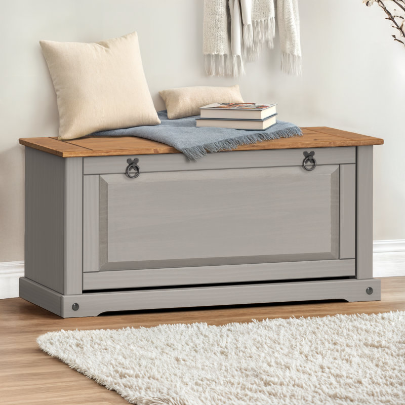 Bayhills Rectangle Accent Cabinet, Silver, Grey