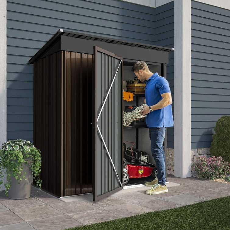 Storage Shed with Floor