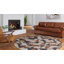 Tapis en similicuir multicolore 1 pi 8 po x 2 pi 6 po Mosaic-1683376811