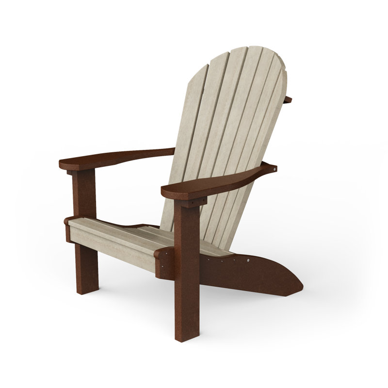 Aatikah Outdoor Adirondack Chair, Birchwood/Tudor Brown