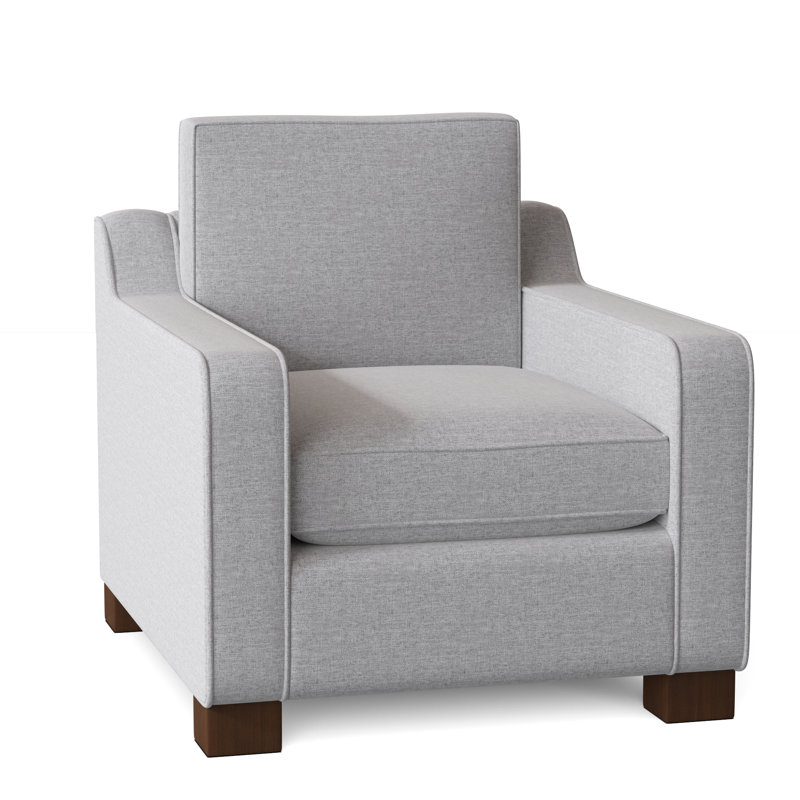 Aceyon Upholstered Armchair, Walnut, Jango Snow