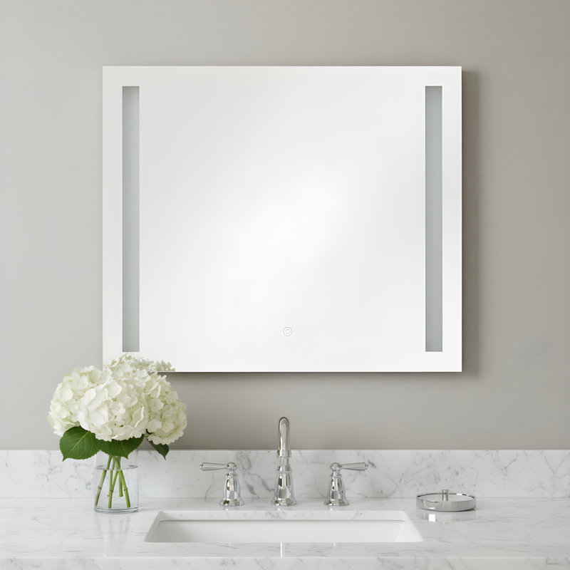 Miroir rectangulaire Lustro 30x36 de Génération Lighting , 30 po x 36 po