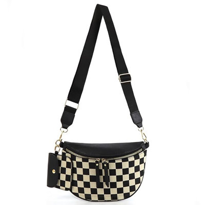 Sac à bandoulière pour femme Sac à bandoulière noir