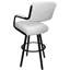 Tabouret pivotant rembourré avec structure en métal Northerly-744556401-768274259
