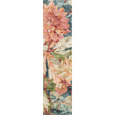 Emiliana Orange Cushioned Kitchen Mat