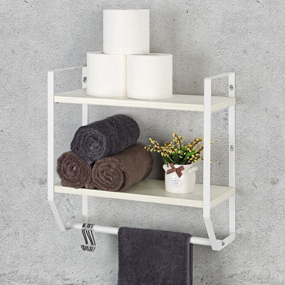 Wood 1 Wall Towel Rack