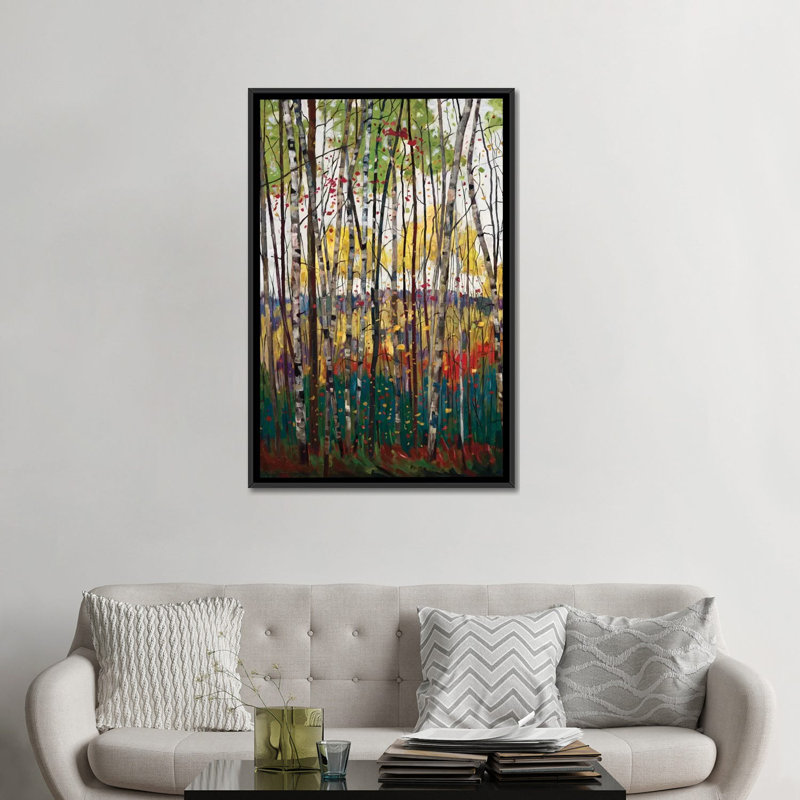 « en voile de montogne », reproduction d’art sur toile tendue, Pas de tapis, Toile avec cadre noir