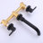 Wall Mounted Optional 2-handle Bathroom Faucet
