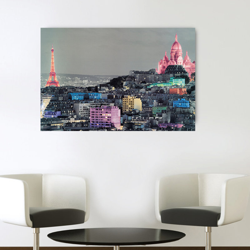 Paris, Colour Splash - Picture Frame Graphic Art Print on MDF