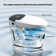 Auto Open/Close Smart Toilet with Foot-Sensing Flush, Automatic & Blackout Flush, Heated Bidet Toilet with Warm Water Wash, Advanced, Quiet-Close Toilet (Remote Included)