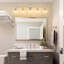Luminaire de salle de bain à intensité variable avec abat-jour en verre soufflé à la main Karlei-367042663-362368881-362423860