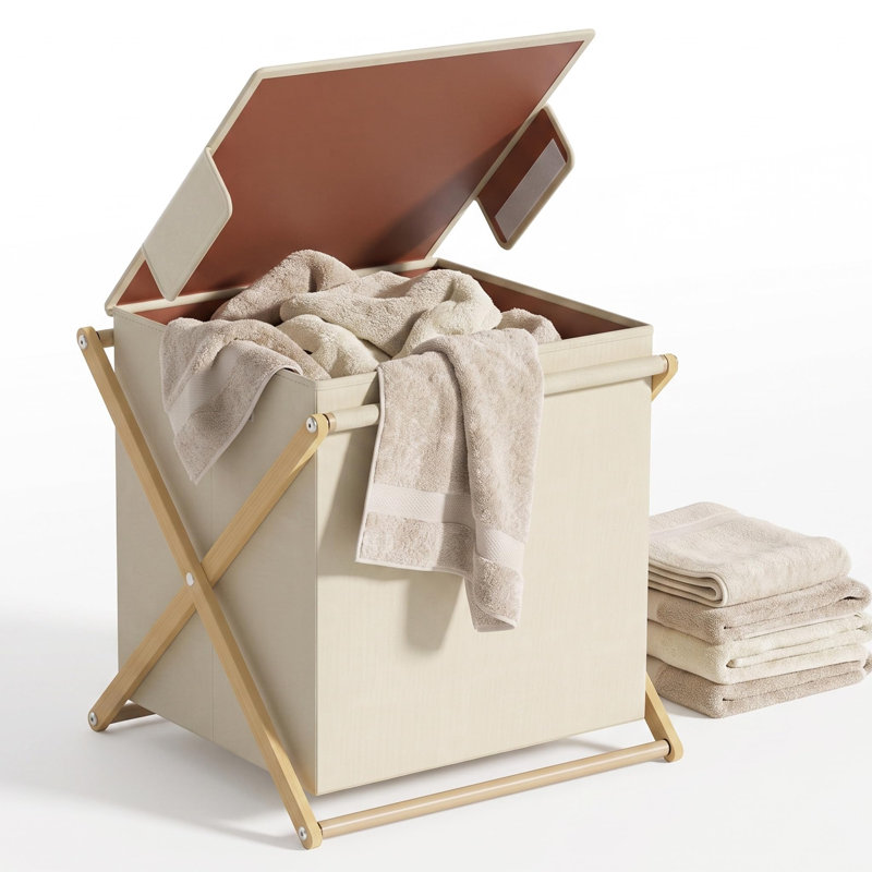 Chauffe-serviettes pliable de comptoir, grande capacité de 20 L, chauffage rapide, arrêt automatique, minuterie réglable de 20/40/60 min, peut contenir jusqu'à 2 serviettes surdimensionnées, chauffe-serviettes de spa, (abricot)