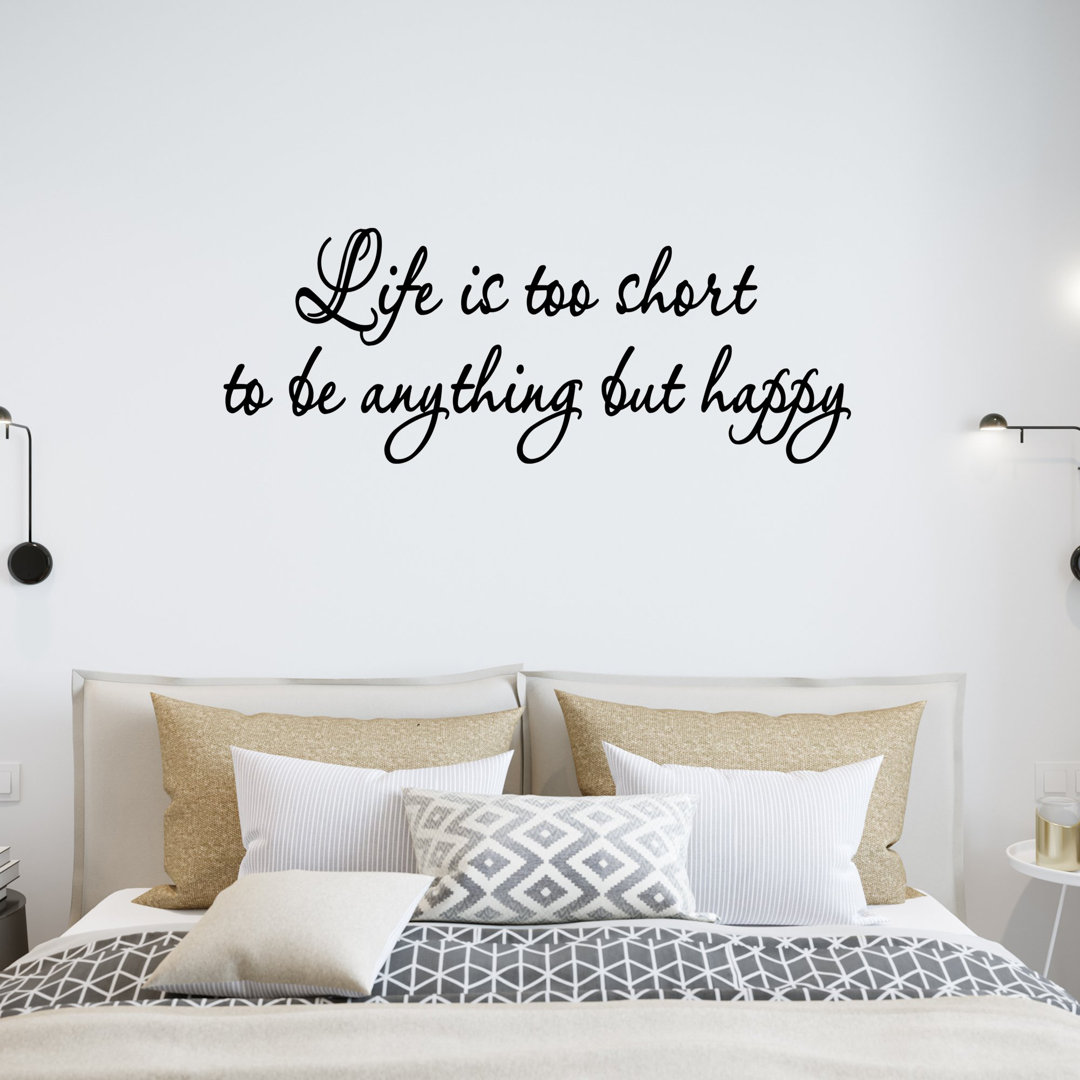 Draves Text & Numbers Non-Wall Damaging Wall Decals Winston Porter 