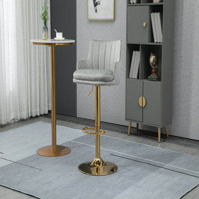 Tabouret pivotant à hauteur réglable