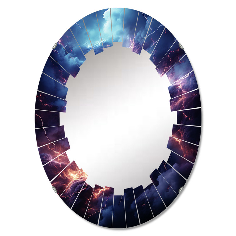 Craigmere - Miroir mural paysager ovale, 36 po x 24 po