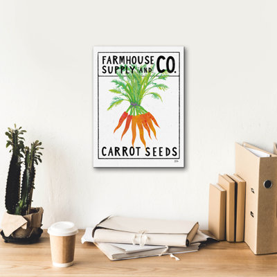 'Kitchen Garden Seed Packet 4' by Melissa Averinos Canvas Wall Art