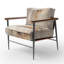 Chaise avec accoudoirs rembourrée Beige Christianity Cross Of Jessus I-1275685951