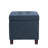 Square Tufted Storage Ottoman - Textured Navy-322764955