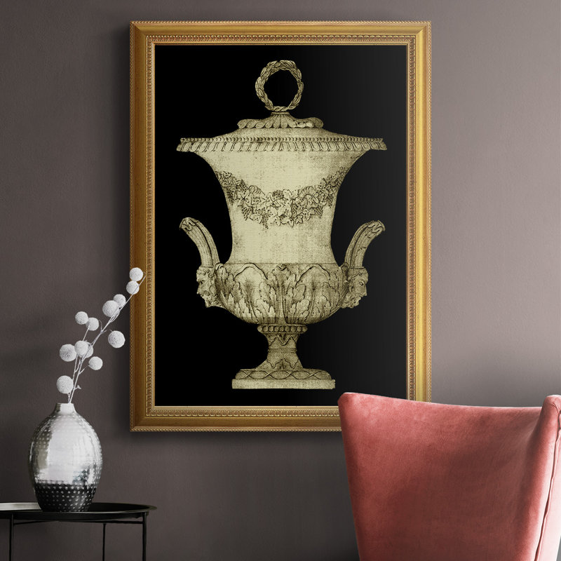Garden Antiquities III - reproduction d'art sur toile encadrée, H 36 po x l 24 po x P 2,5 po