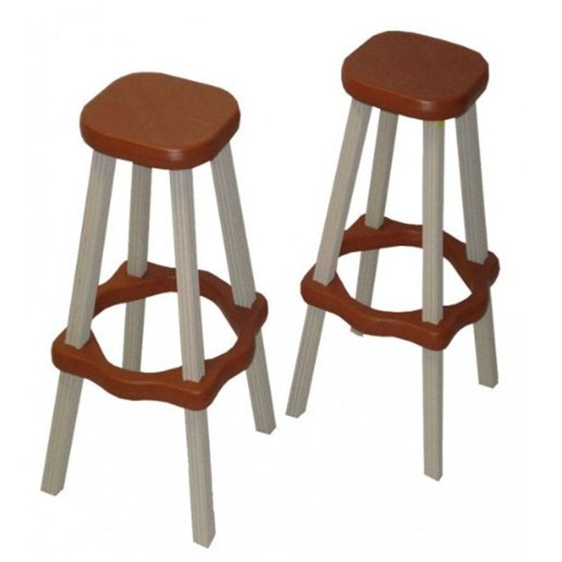 Outdoor Stool, Red