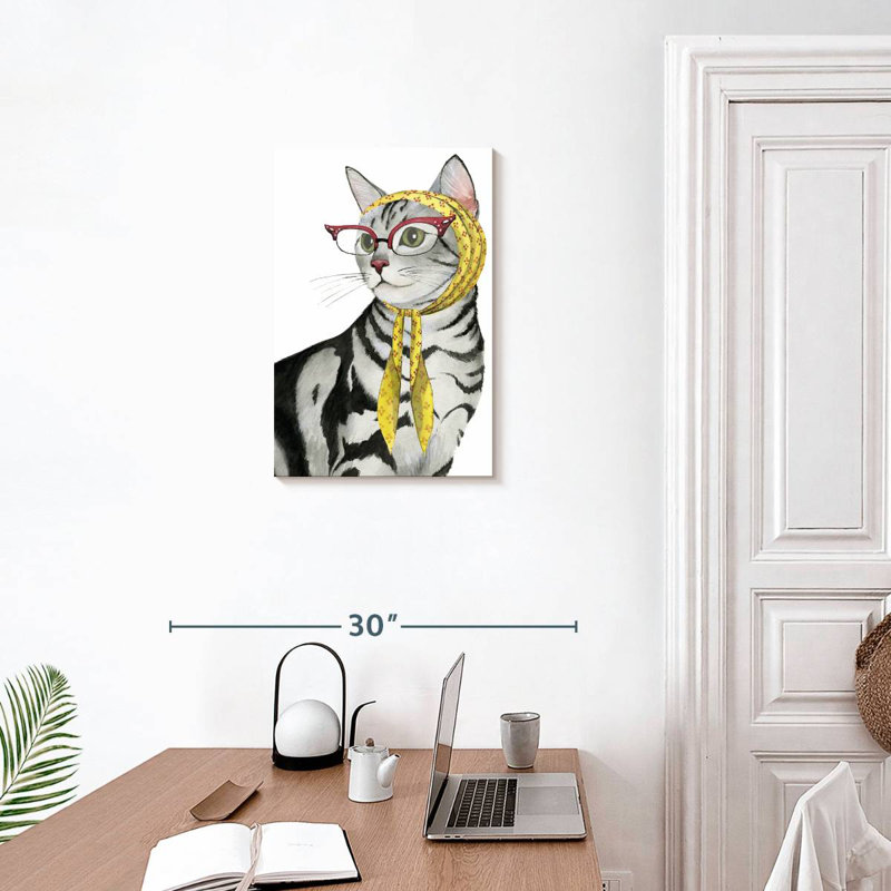 Brampt Cool Cat III, 24" H x 16" W