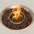 Round Propane Gas Fire Pit Table-2058532818
