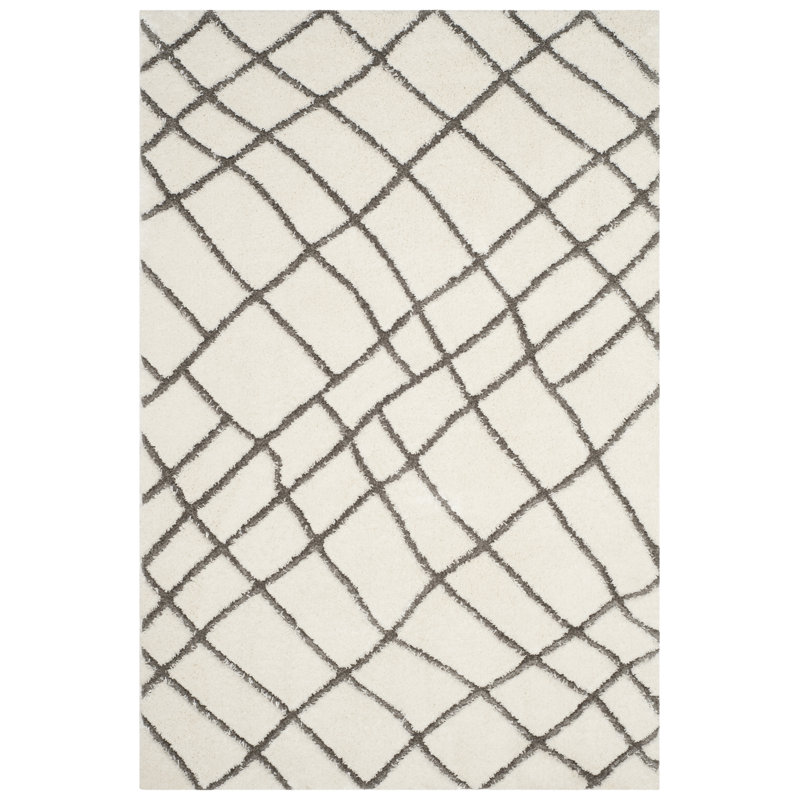 Sparta Shag Performance Geometric Rug, Rectangle 5'1" x 7'6"