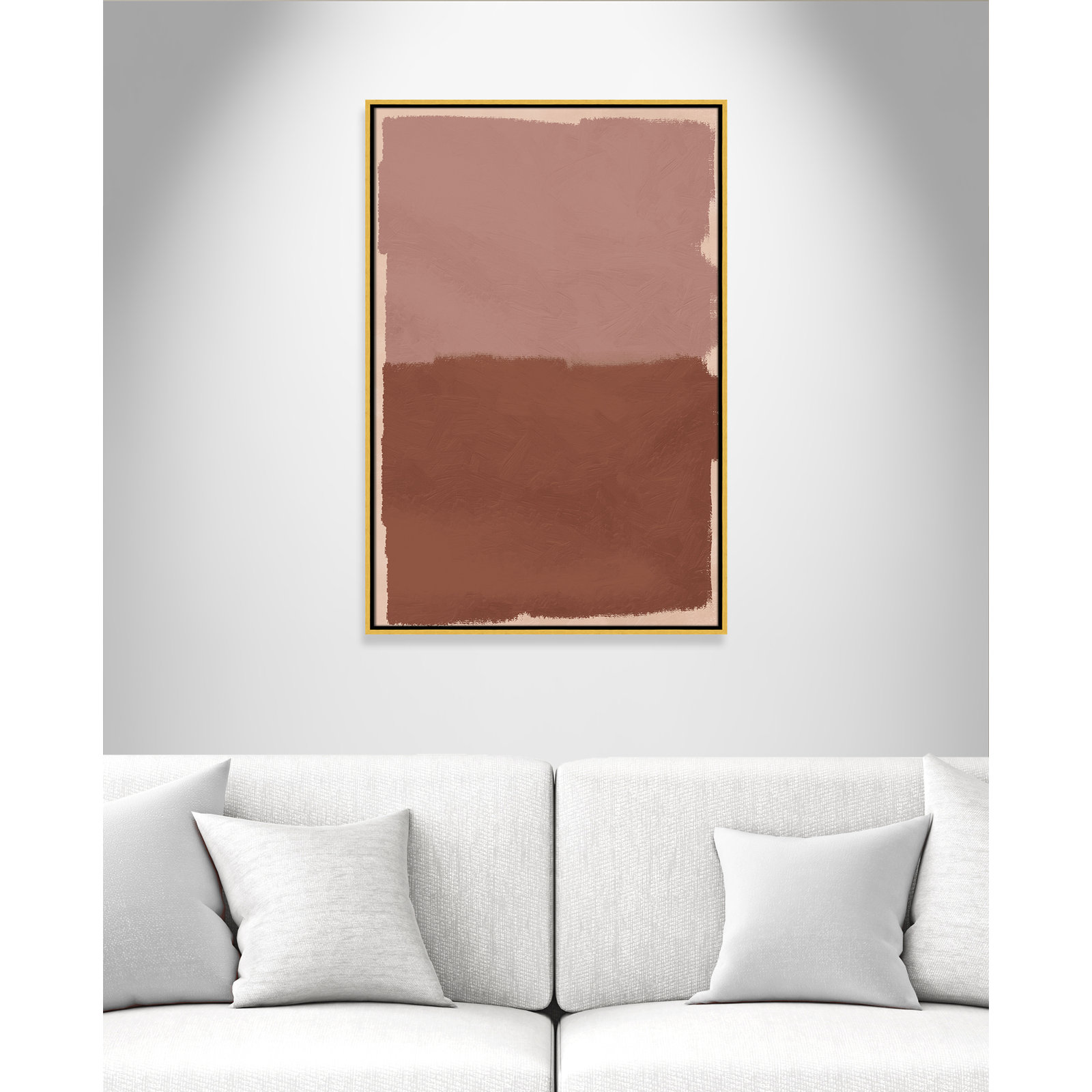 Hollow Delight Print by Marcus Prime, 25.5'' W x 37.5'' H, Gold Floater