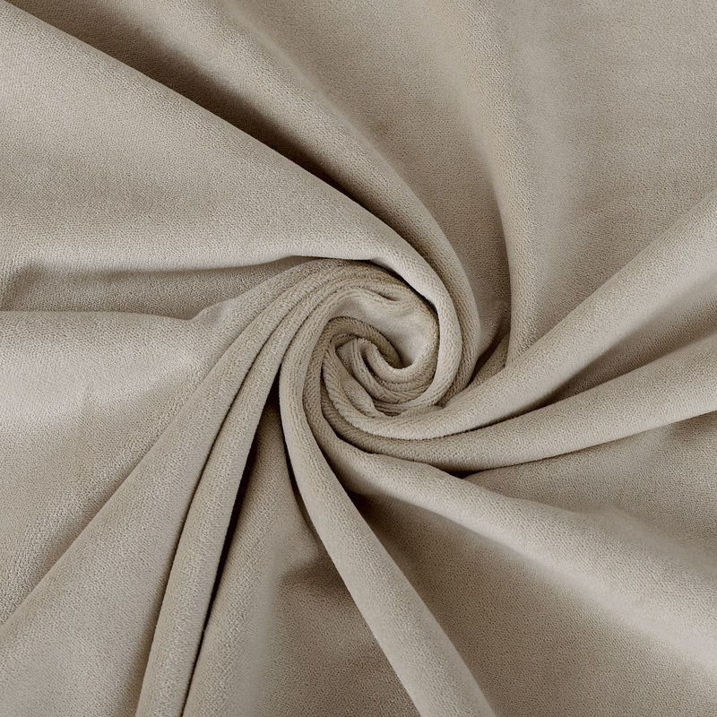 Luxury Matte Velvet Tablecloth, 84" L x 52" W, 13 Ecru
