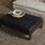 Repose-pieds en cuir véritable Ellinor-87472376