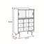 Armoire d'appoint moderne et antique
