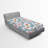 Ambesonne Nature Fitted Sheet Leaves Botanical Style Art-106731398-106731355