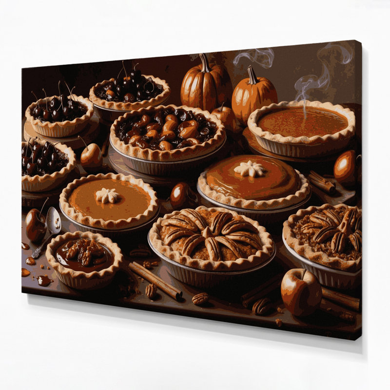 Art mural sur toile, Desserts, H 16 po x l 20 po