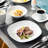 Jayda 50 Piece Porcelain China Dinnerware Set - Service for 6