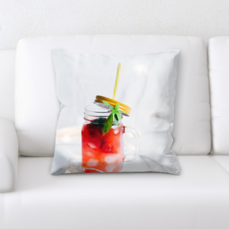 Microsuede Throw Pillow
