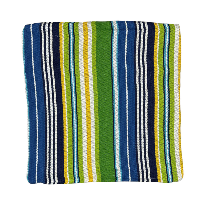 Largent Striped Square Cushion