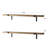 Jacqulyn 2 Piece Spruce Bracket Shelf