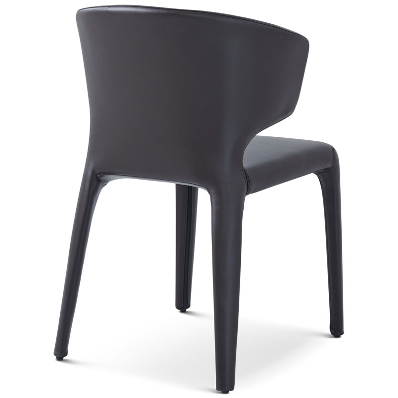 Milan Upholstered Dining Chair, Black