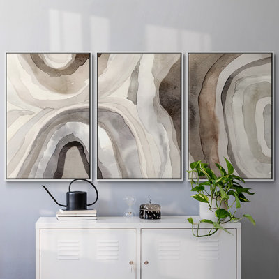 Stone Slices I - Toile encadrée multi-pièces