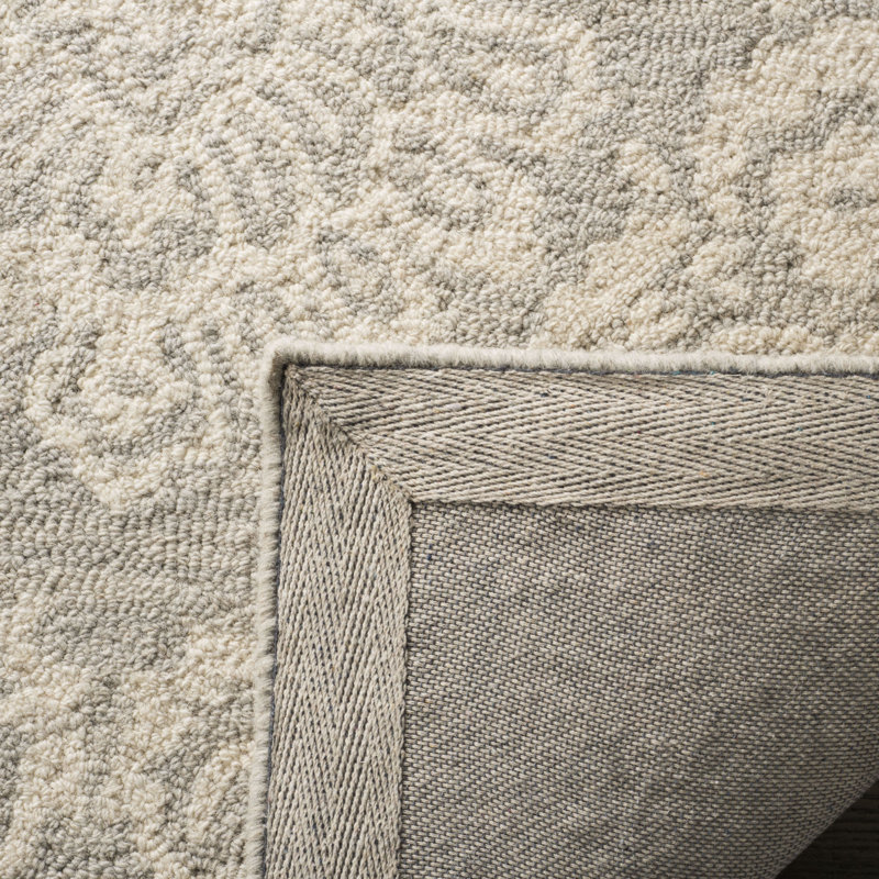 Tansy Wool Floral Indoor Rug, Rectangle 9' x 12'