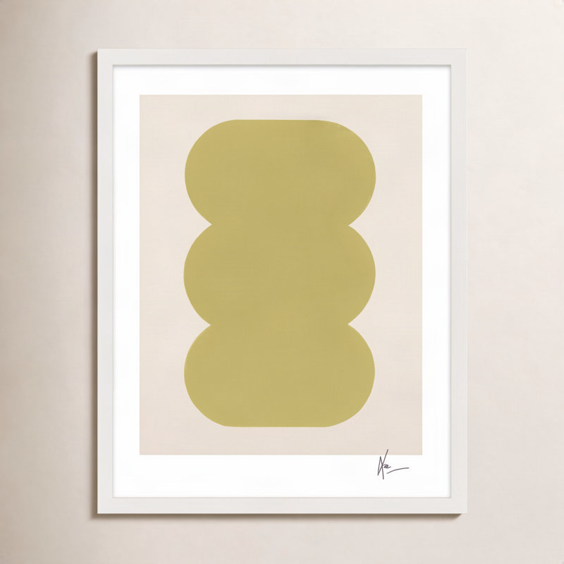 Keyhole 4 Painting by Lee Lessem, 38" H x 30" W, White